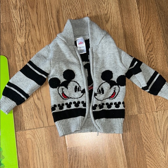 Disney Other - Disney Mickey Mouse Gray Cardigan for Kids